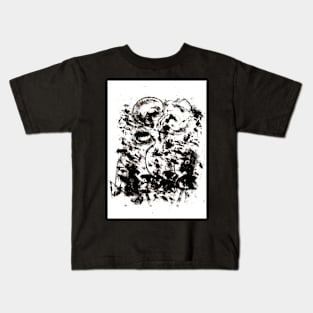 Black Flower. Kids T-Shirt